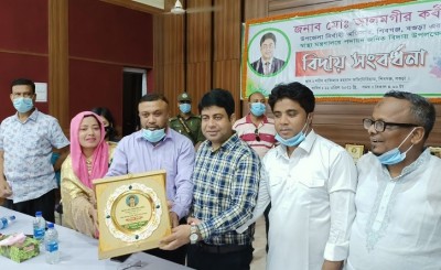 শিবগঞ্জ উপজেলা নির্বাহী কর্মকর্তার বিদায় সংবর্ধনা